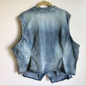 Ashley Stewart Jackets & Coats - Ashley Stewart Blue Denim Vest Size 26 NWTS Ashley Stewart Jackets & Coats - Ashley Stewart Blue Denim Vest Size 26 NWTS
